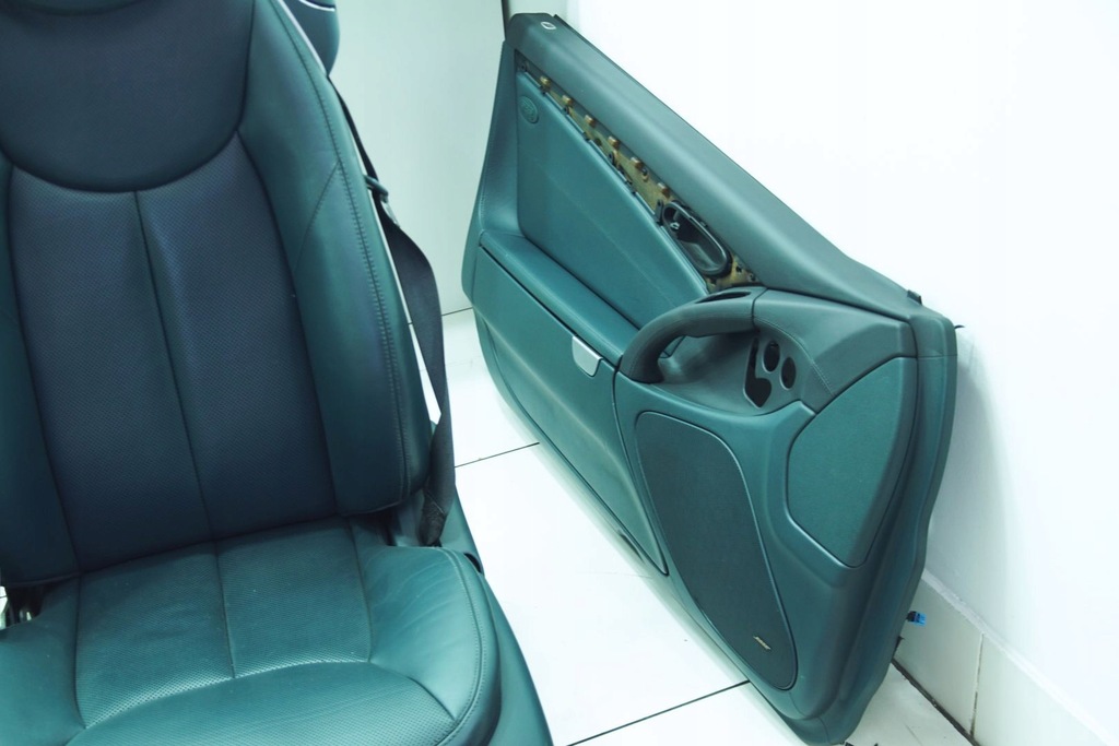 фото №8, Сидіння сидіння оббивка середина бардачок колір 502 blue kpl mercedes sl r230