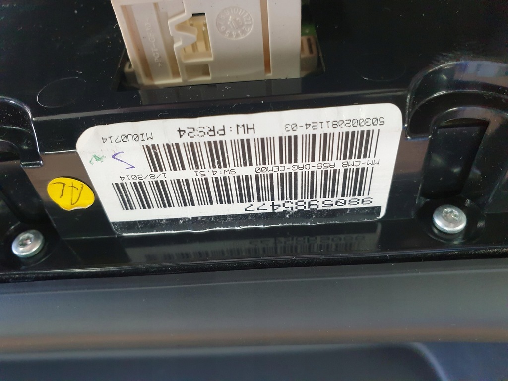 фото №5, Citroen c3 picasso 08- приборная панель счетчик 9805985477 1.6 e-hdi