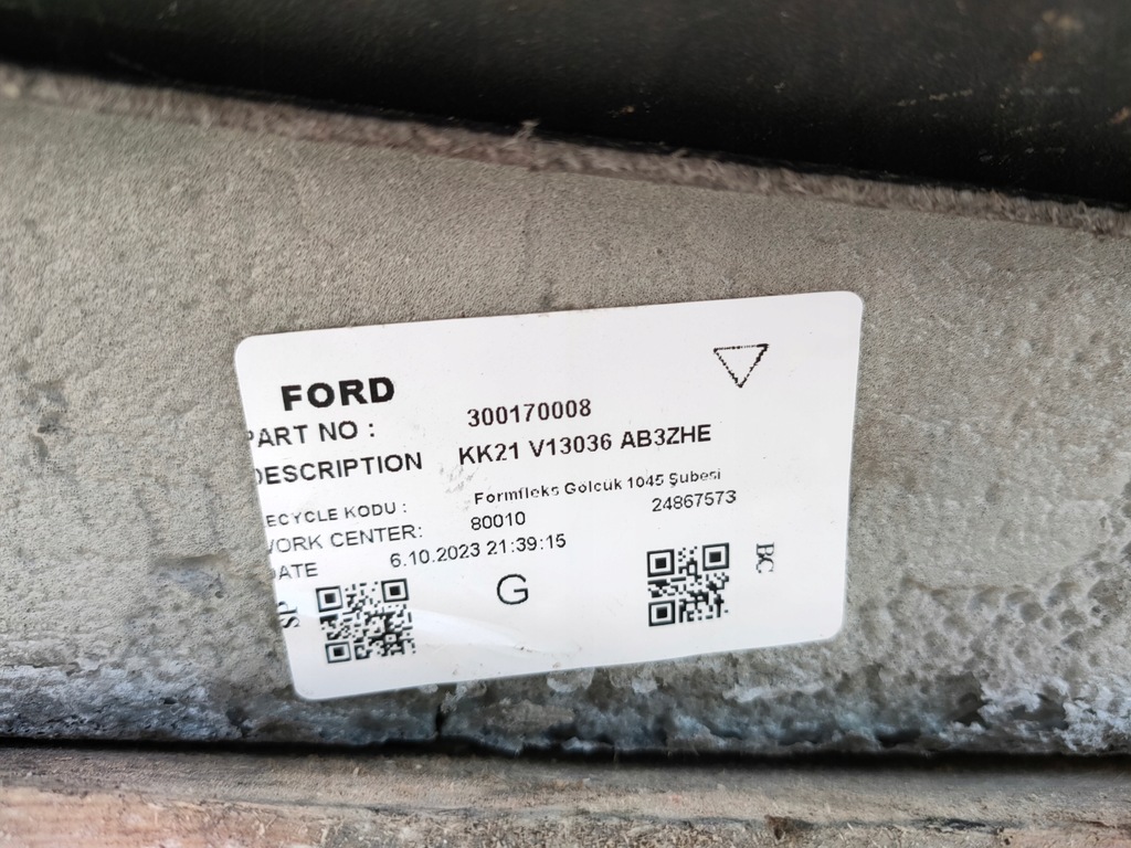 фото №13, Ford transit custom lift 19-24 обшивка коврик пол europa оригинальный номер