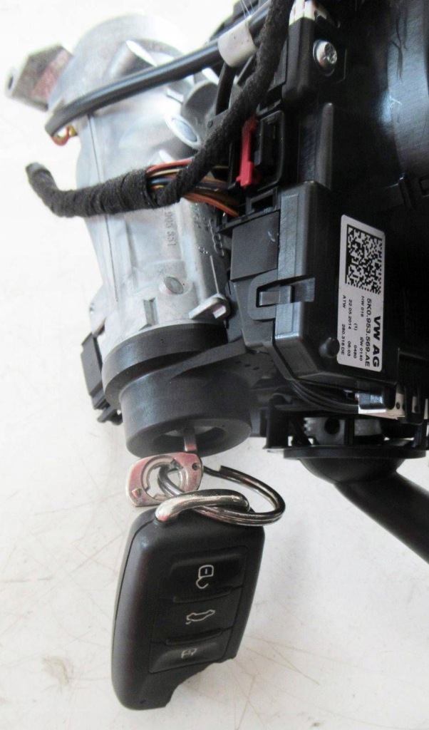 фото №5, Vw scirocco iii 1k8 lift r-line переключатель комбинированный замок зажигания 5k0953502m