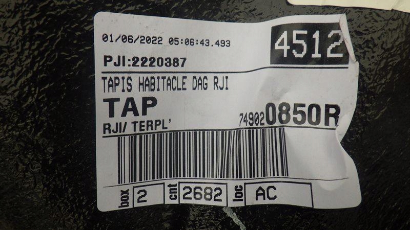 фото №9, Коврик обшивка пол dacia jogger 749020850r