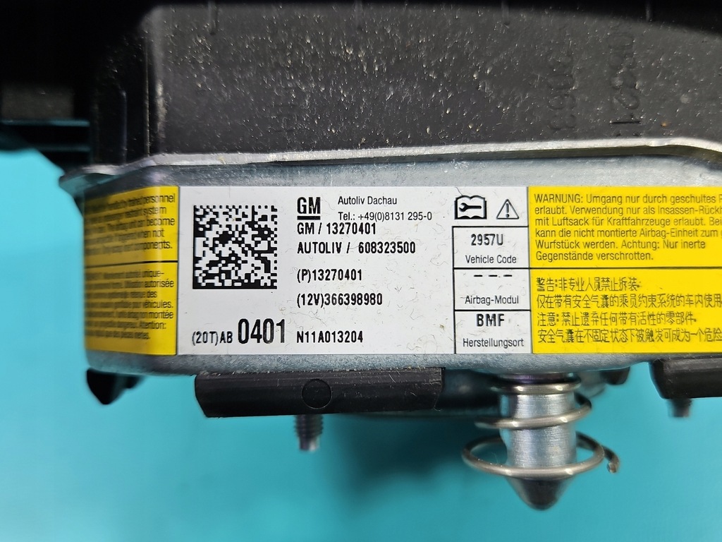 фото №11, Подушка повітряна водія подушка безпеки opel insignia a 13270401 08-13