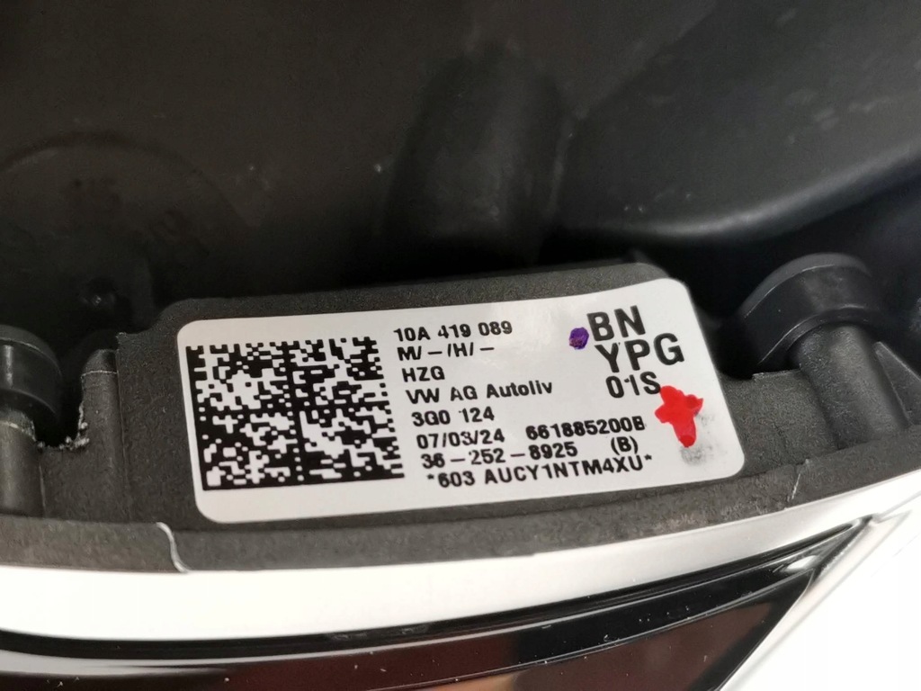 фото №9, Повітропровід vw id.4 id4 мультифункція шкіра 10a419089bn nowa org