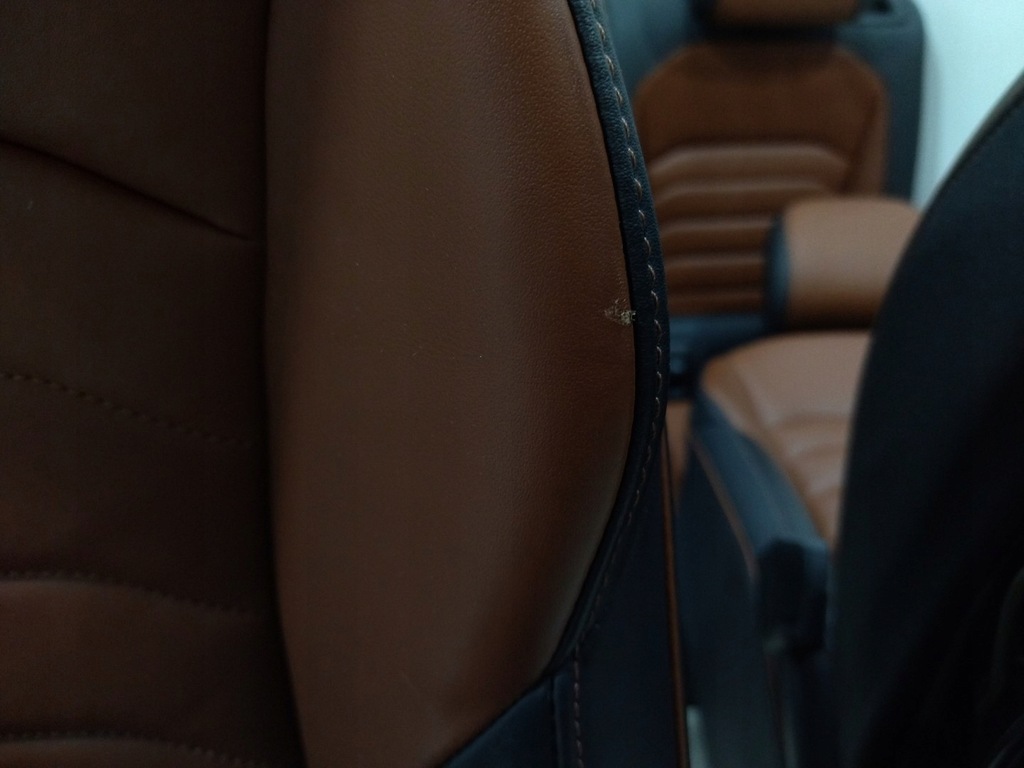 фото №11, Оббивка сидіння заднє сидіння коричнева шкіра ergo обігрів масаж vw arteon 2019+