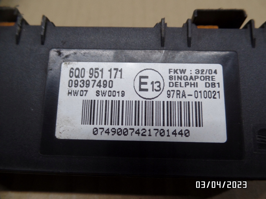 фото №12, Vw polo iv модуль блок керування сигналізація 6q0951171