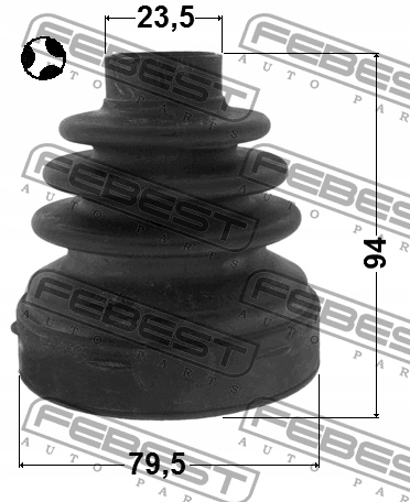 фото №2, Febest 0215-j32t набір захист, система кермовий