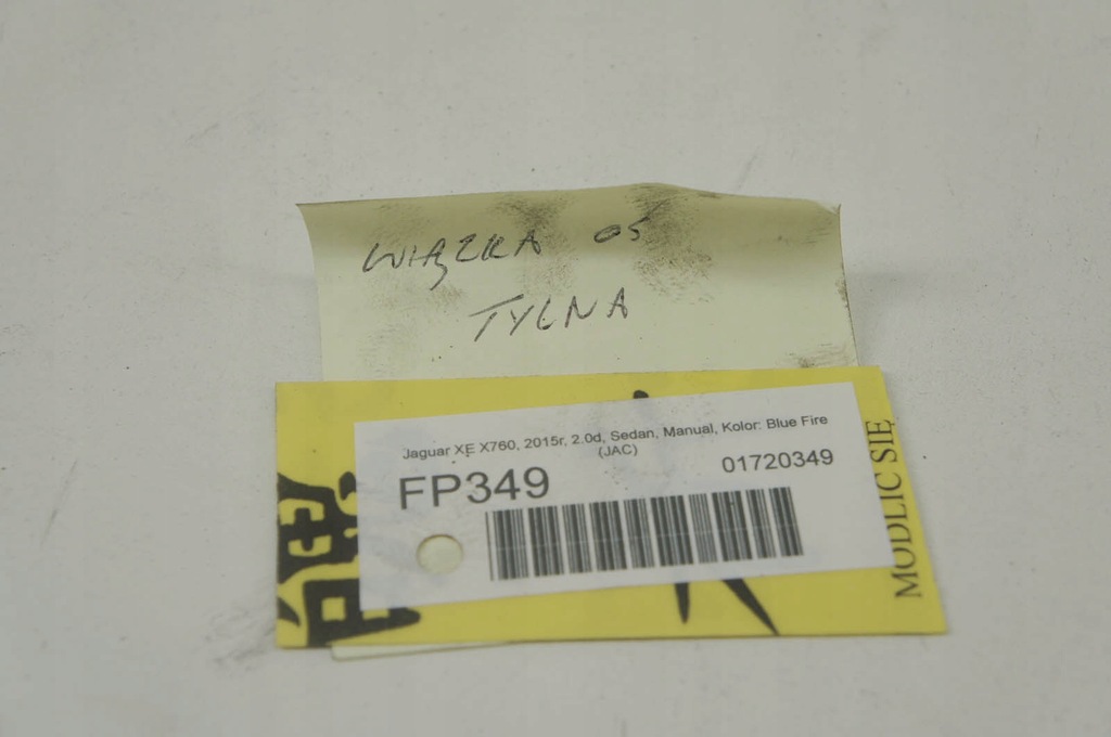 фото №8, Fp349 jaguar xe x760 2.0d жгут подвеска задняя