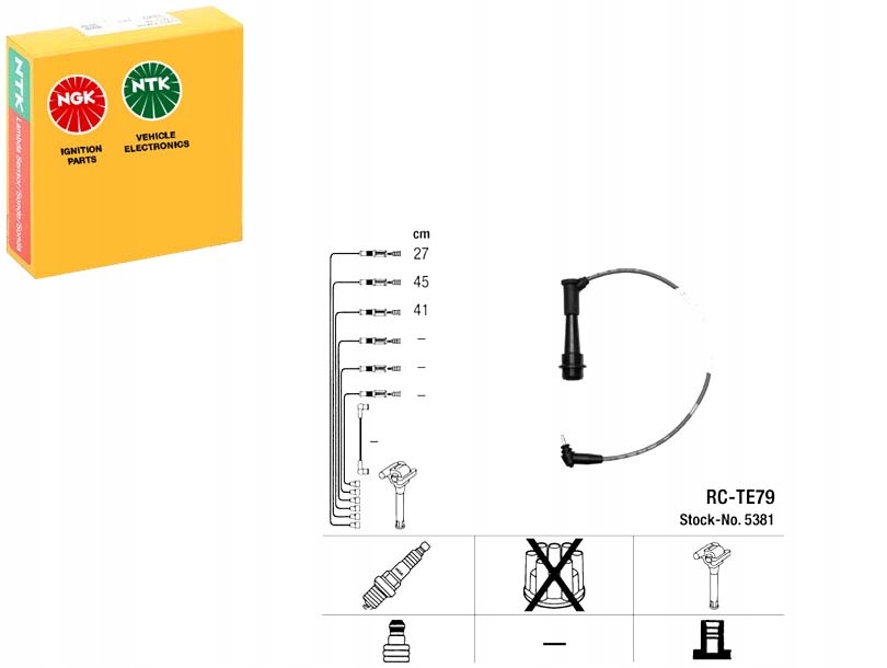 фото №1, Провода зажигания ngk rc-te79 ngk