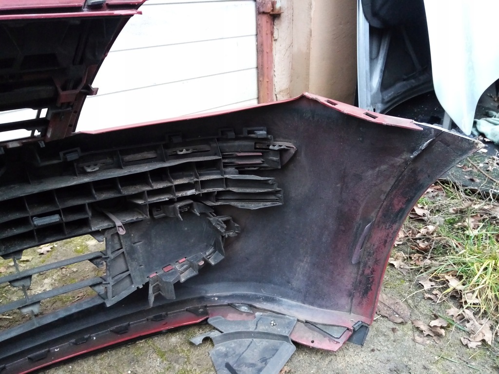 фото №11, Бампер перед передний renault modus i teb76 красный хороший