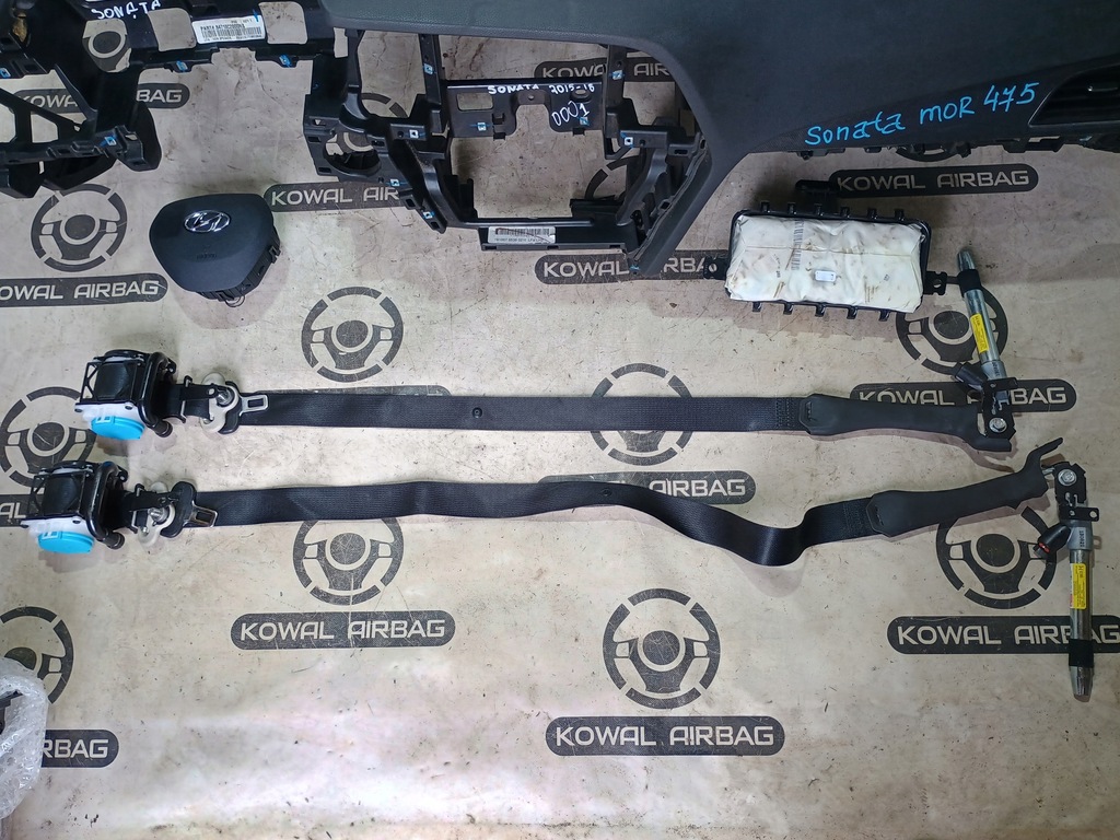 фото №7, Hyundai sonata подушка безпеки панель приладів консоль подушка безпеки ремені оригінал