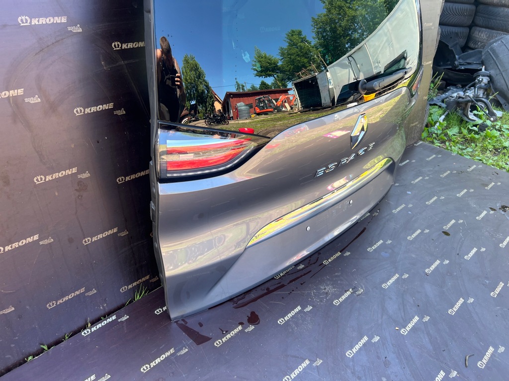 фото №6, Renault espace v комплектная задняя крышка багажника tekng 2020r