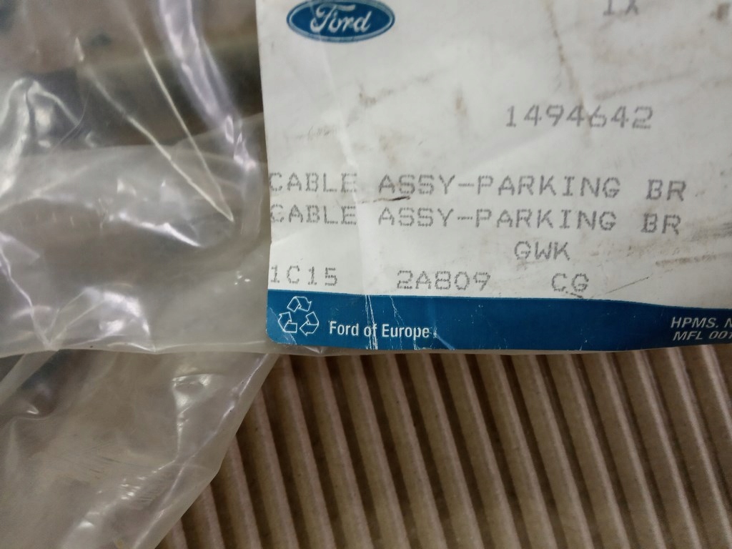 фото №12, Трос тормоза ручного левая ford transit mk5 mk6