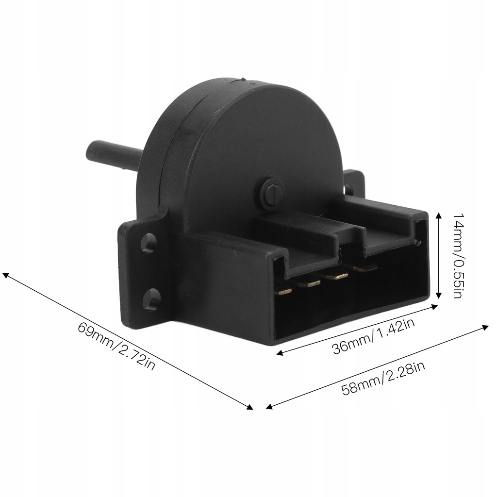 фото №8, Odłącznik перемикача вентилятора підігрівача 77366210 чорний
