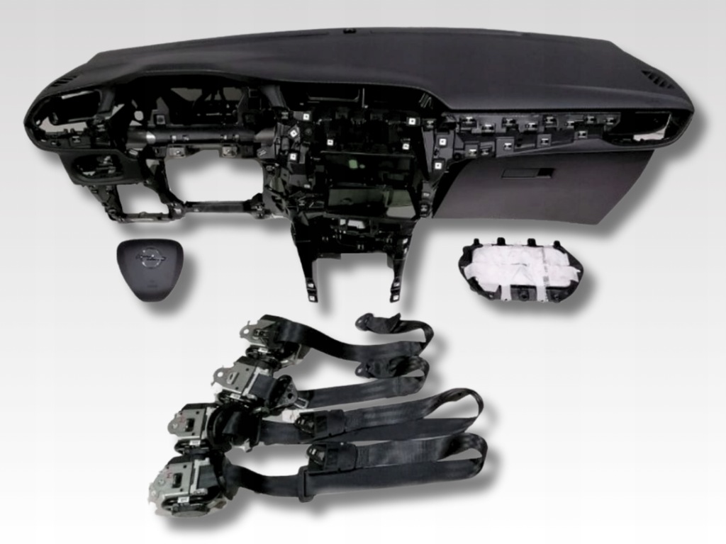 фото №1, Opel corsa f панель приладів консоль ремені комплект