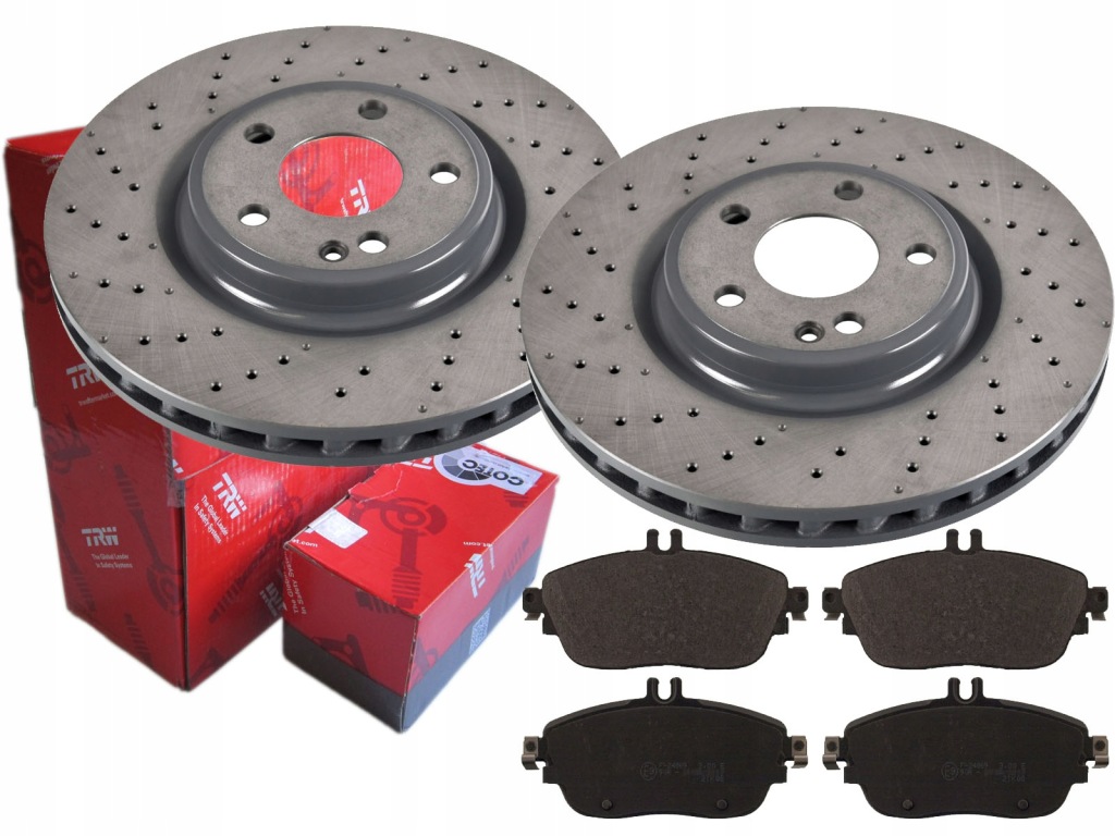 фото №1, Тормозные диски тормозные колодки trw перед mercedes cla c117 320mm