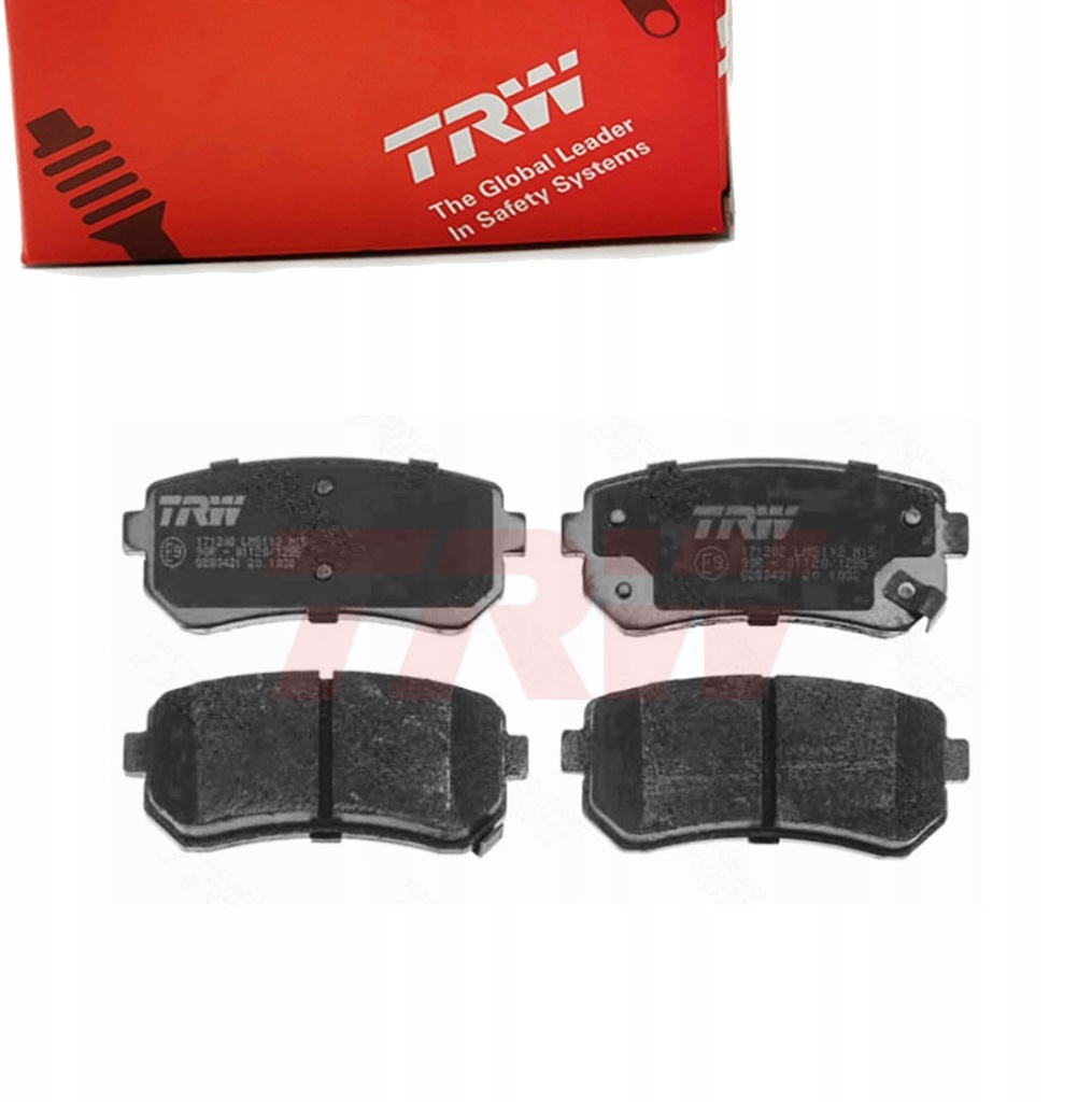 фото №1, Тормозные колодки тормозные задняя trw do kia forte 1.6