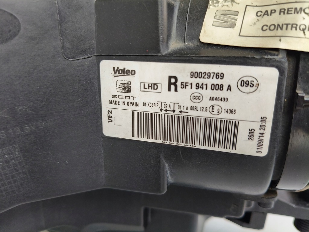 фото №12, Лампа права фара seat leon iii 3 5f 5f0 13-17 full led