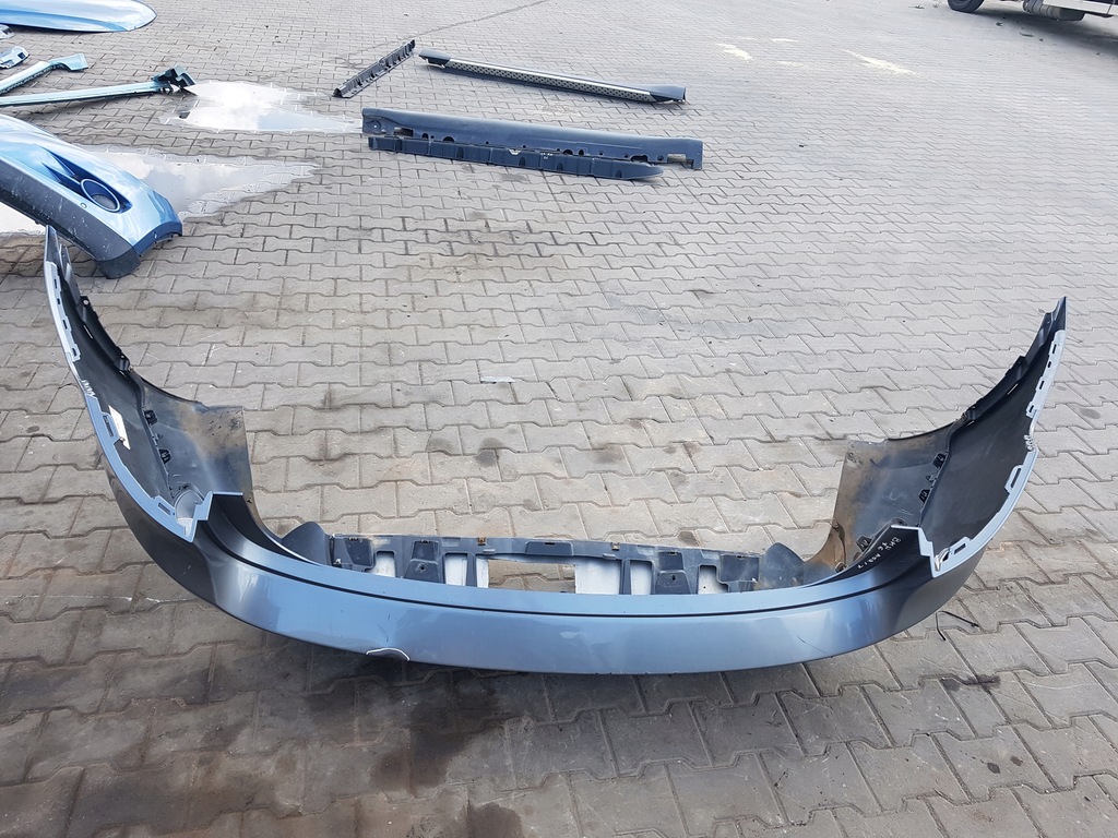 фото №10, Bmw x6 e71 07-10r бампер задняя a52 a52/7 spacegrau металлик