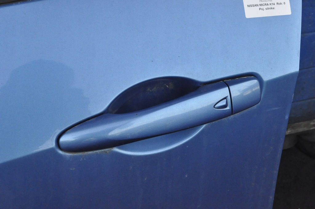 фото №10, Nissan micra k14 дверь левый перед keyless