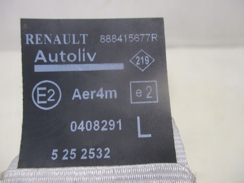 фото №4, Pas безопасности левый задняя ii ряд scenic iii