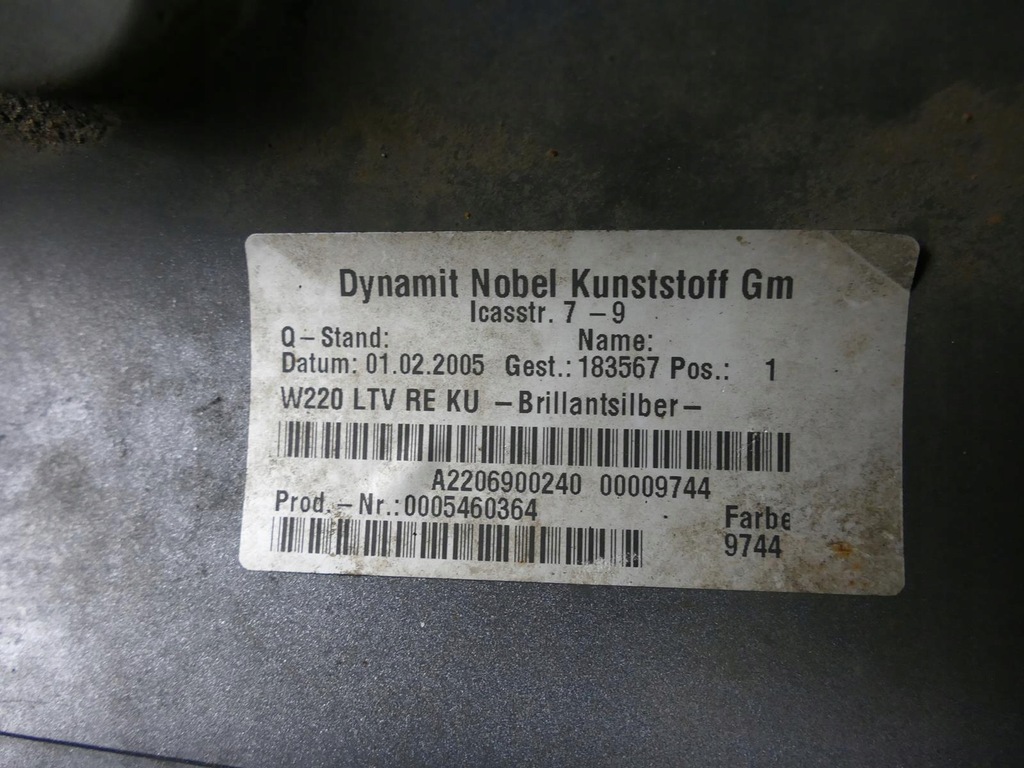 фото №12, Mercedes-benz оригінальний номер a2206900240 поріг молдинг поріг