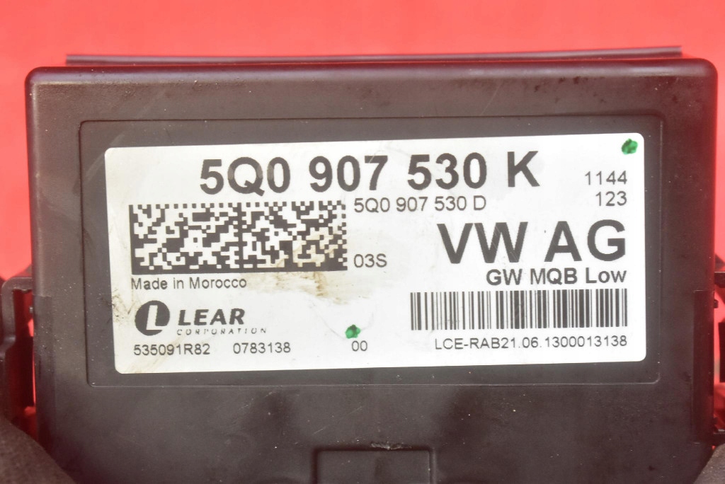 фото №6, Блок керування модуль шлюз 5q0907530k skoda octavia 3 iii 13-17