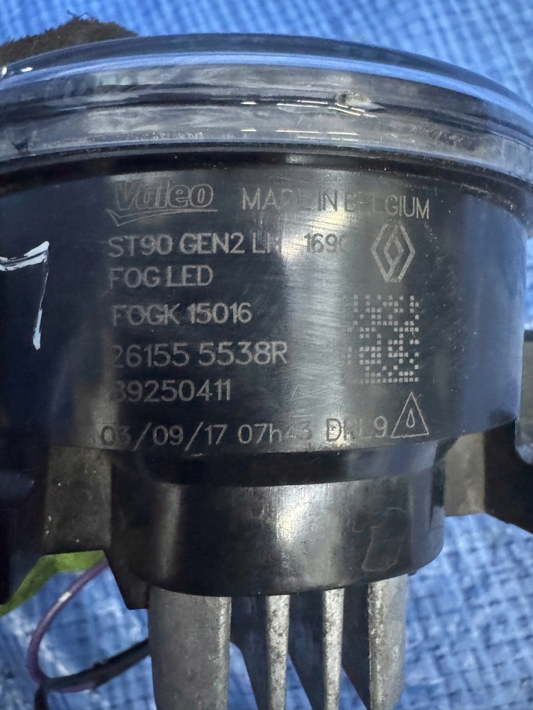 фото №11, Противотуманная фара лампа противотуманная renault captur i lift 261555538r