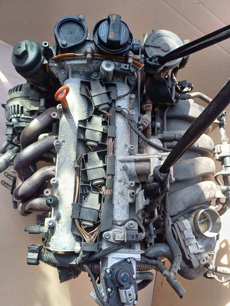 фото №9, Двигатель 1.6 fsi kod blf vw passat b6 kompletny