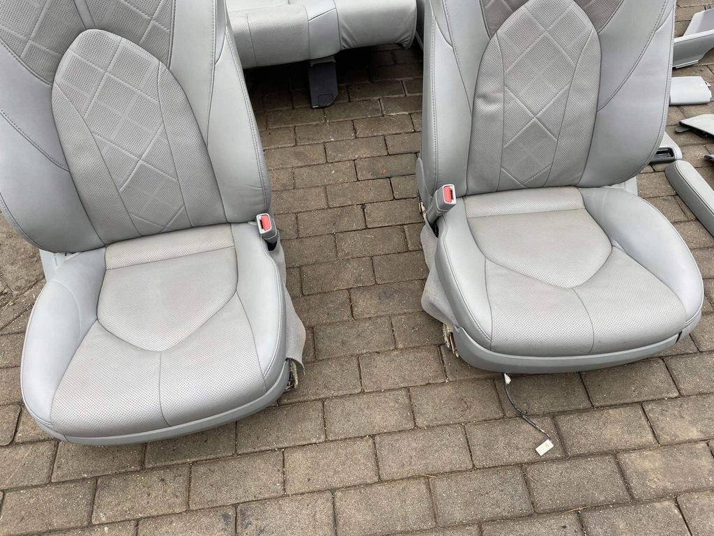 фото №10, Toyota highlander iv сидіння сидіння комплект шкіра 7 осіб лівий правий перед