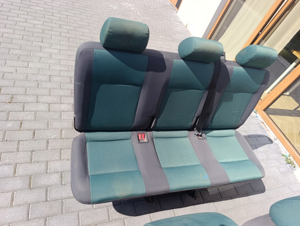фото №14, Vw t5 t5 lift t6 комплект сидінь 8 місць тримісне сидіння подвійний підставка для сидіння 1/2/3 ряд