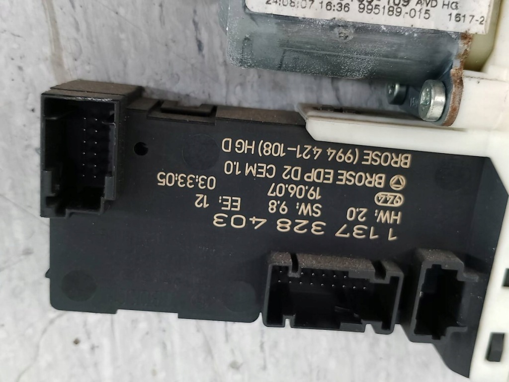 фото №7, Подъемник стекло правый перед peugeot 407 sw 9644893480 9663036580