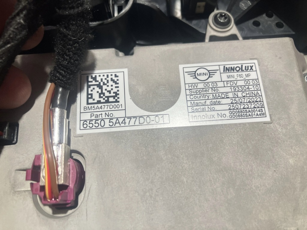 фото №7, Екран дисплей радіо панель mini cooper f56 1.5 i 5a477d0