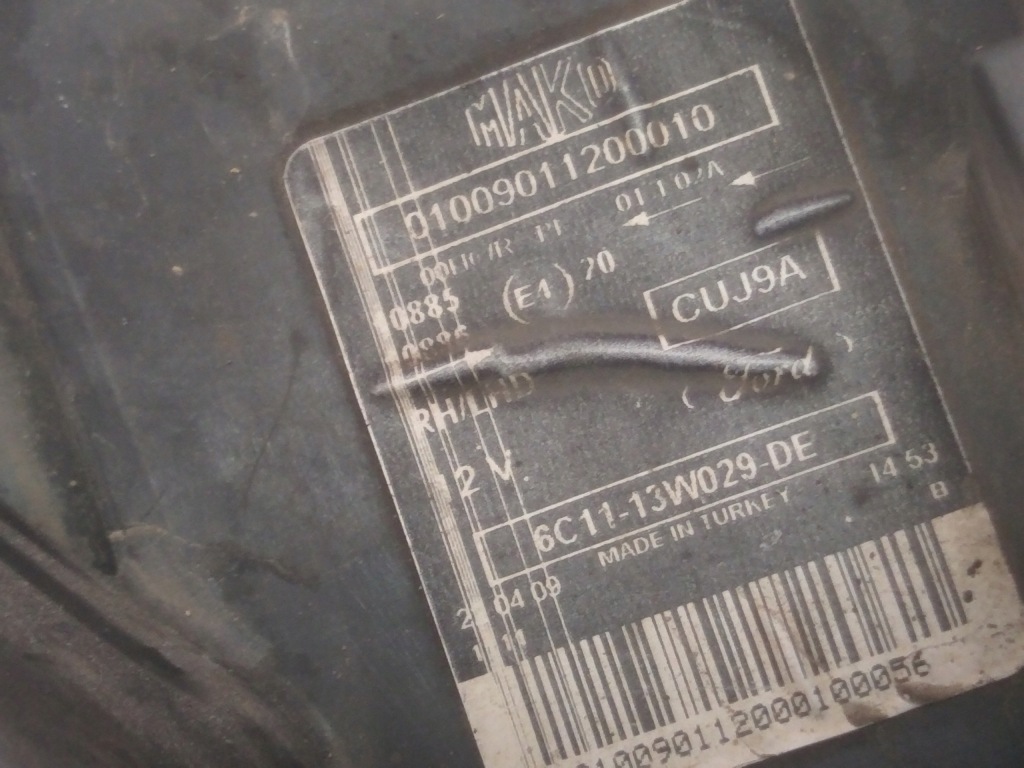 фото №5, Лампа лампы перед правая левая ford transit 06-