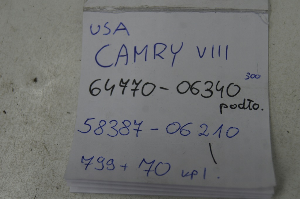 фото №13, Camry viii sedan usa пол wygładzina багажника обшивки защита поперечина