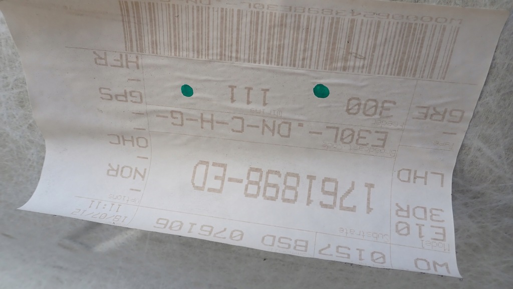 фото №14, Kia pro ceed i 06-12 стеля 3d 3-двері