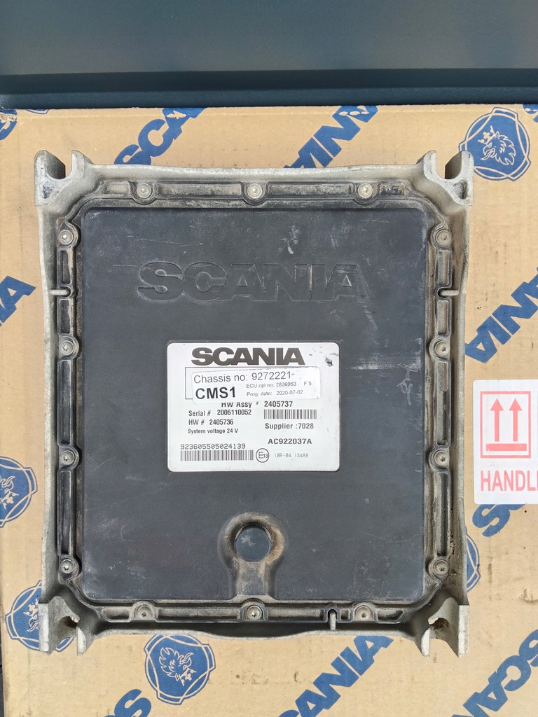 фото №1, Блок керування бортовий комп'ютер керування підвіска cms1 scania s r g p ecu 2836953