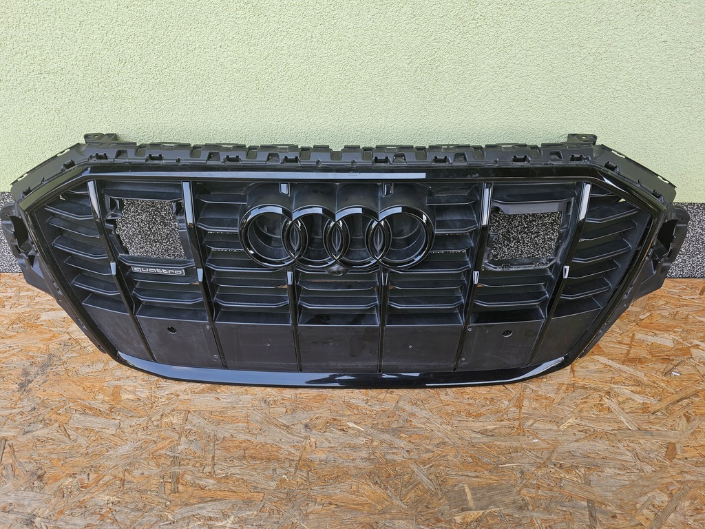 фото №8, Решётка радиатора audi q7 4m0 lift усилитель решетка радар камера решётка радиатора радиатора