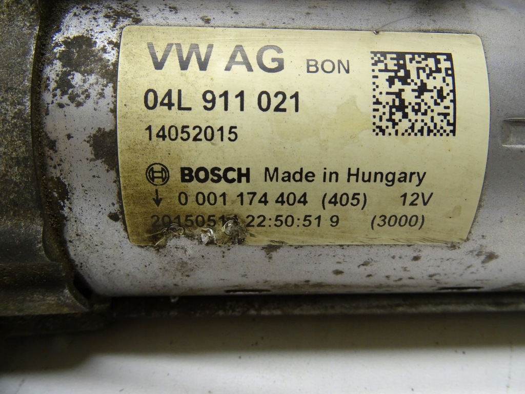 Стартер 04l911021 audi a4 b8 a5 8t a6 c7 2.0 tdi Доставка