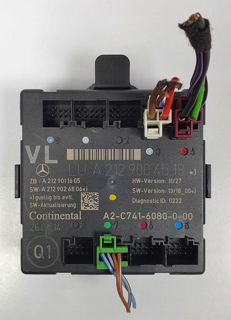 фото №1, Модуль дверь левый перед mercedes w207 a2129004518