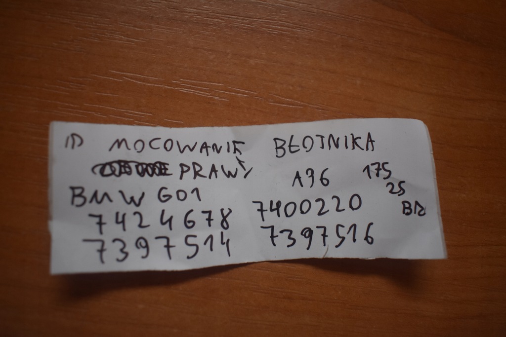 фото №7, Idealne кронштейн крыла правое kpl. bmw g01 цвет a96 1