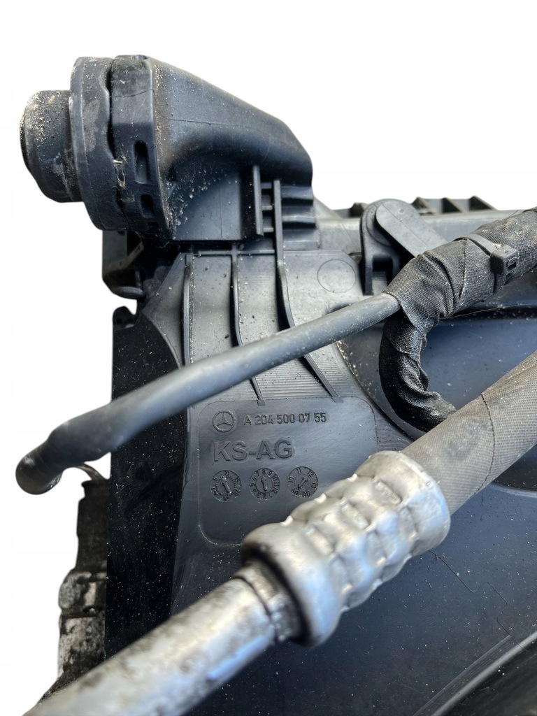 фото №7, Mercedes-benz c w204 2010 радіатор / комплект