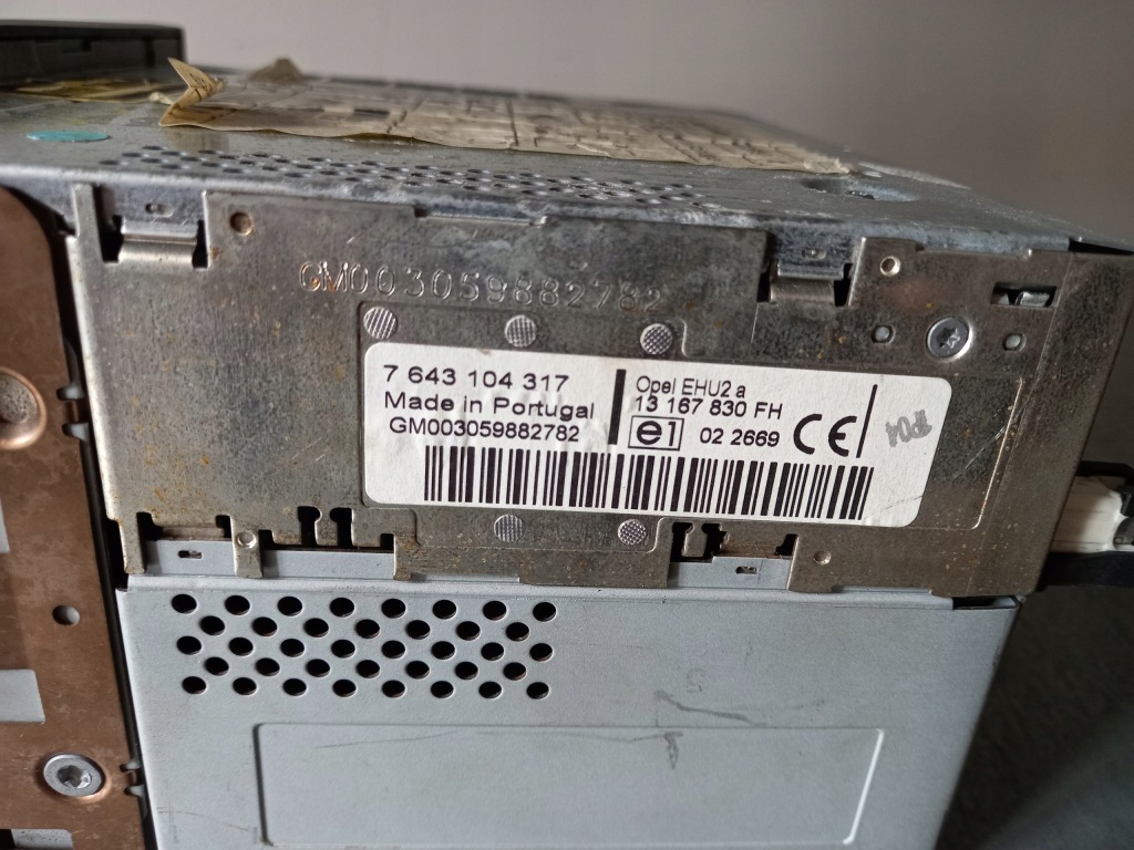 Opel meriva радіо програвач 7643104317 Доставка