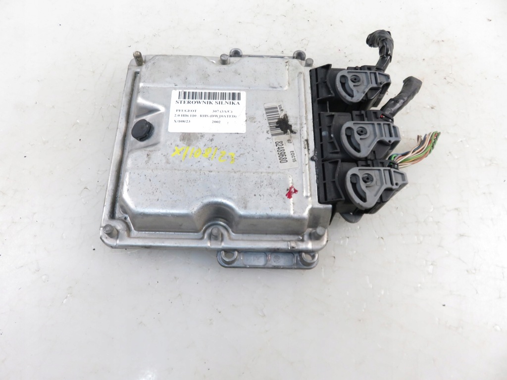 фото №5, Блок керування peugeot 307 2.0 hdi 9644606180 0281010779