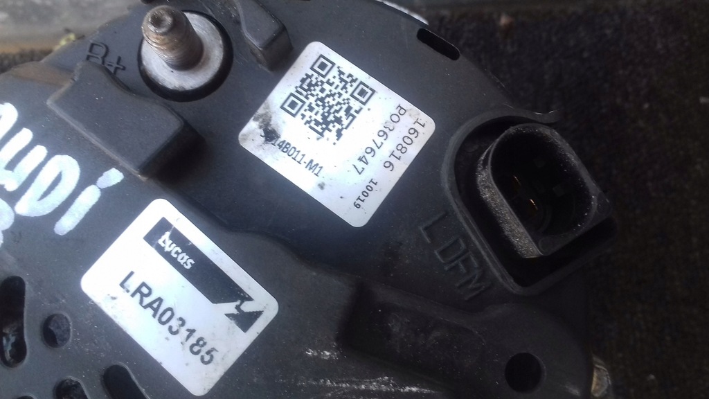 фото №5, Генератор lra03185 audi a3 8v 2.0tdi lucas