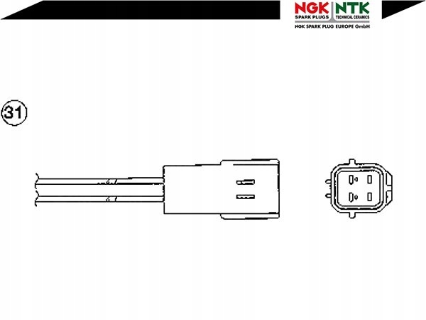 фото №2, Датчик лямбда-зонд [ngk]
