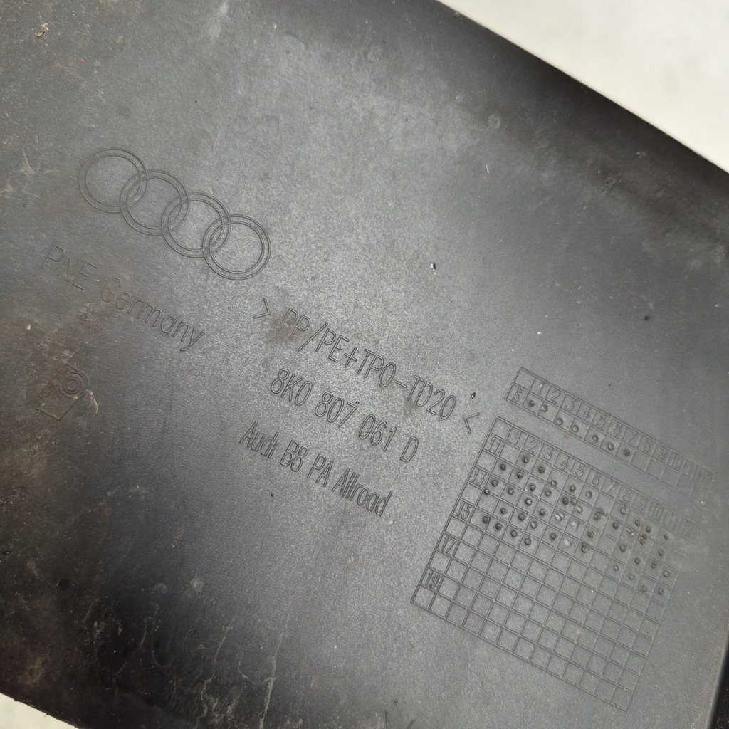 фото №8, Audi a4 b8 8k allroad lift 11-15 спойлер dół накладка бампера передній