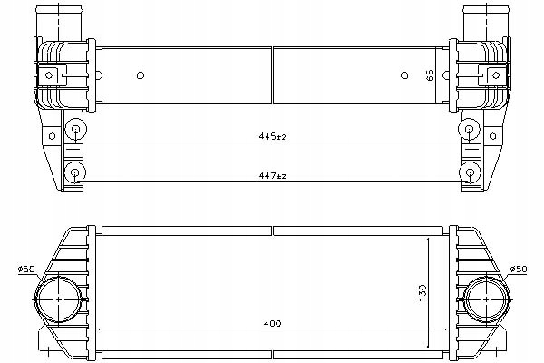 фото №1, Nissens интеркулер ford tourneo connect 1.8 tdci