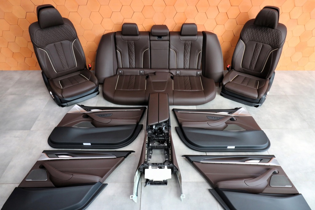 Купить Bmw 5' g30 lci салон сиденья комфорт вентиляция nappa mokka 56 km !!!