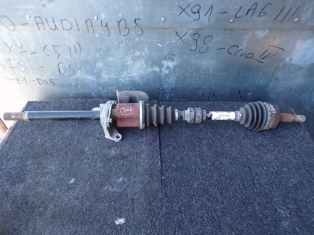 фото №1, Приводной вал правая 391004pa0a renault kadjar 1.2tce