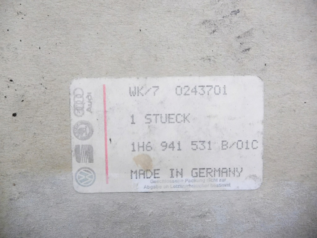 фото №8, Переключатель фары golf jetta mk3 1h6941531b